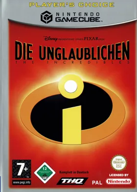 Disney-Pixar The Incredibles box cover front